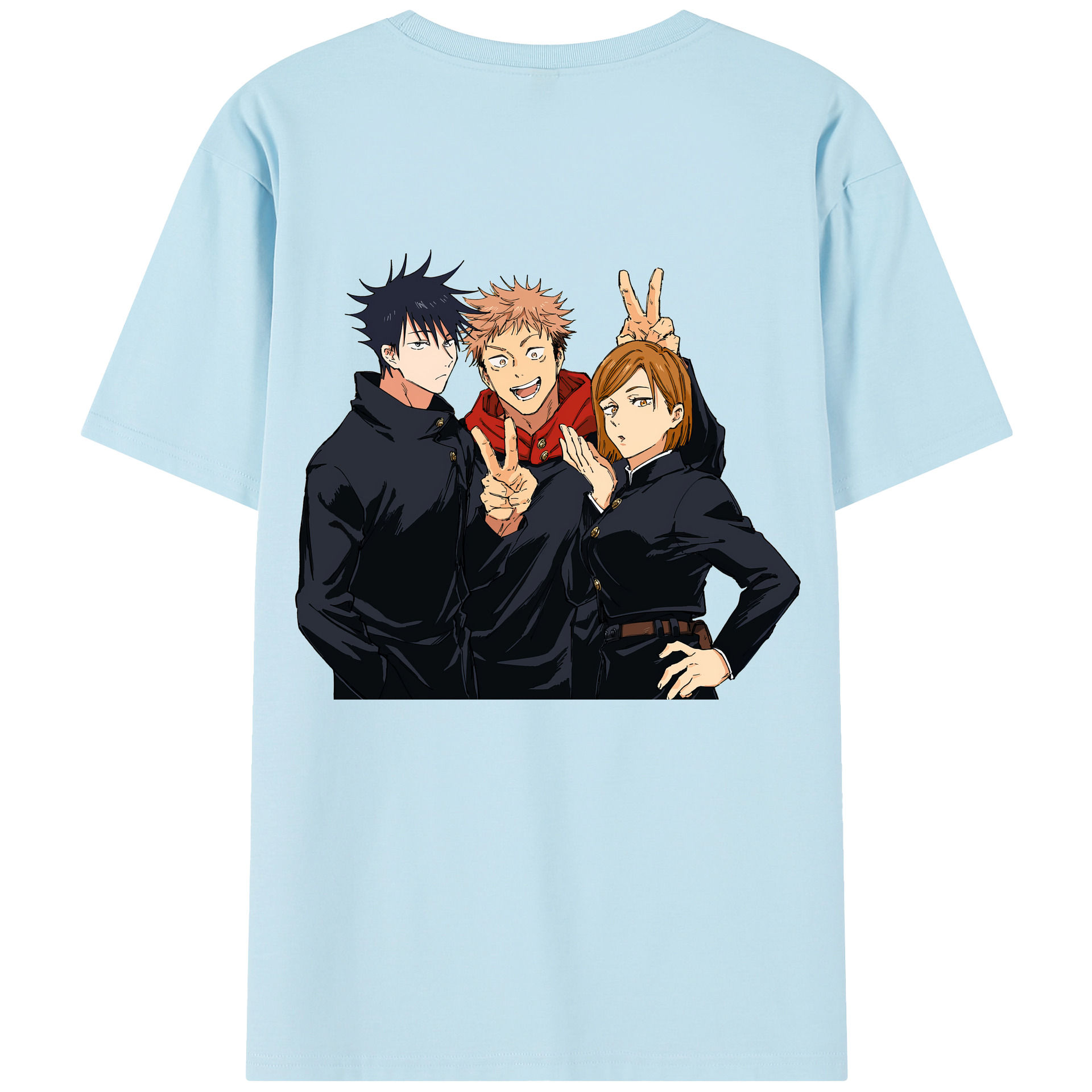 （画像用） 呪術廻戦 Jujutsu Kaisen 綿100％半袖Tシャツ（背面プリント）